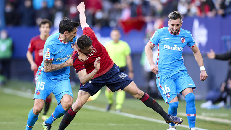 Osasuna vs Atletico Madrid (22:15 – 29/01) | Xem lại trận đấu